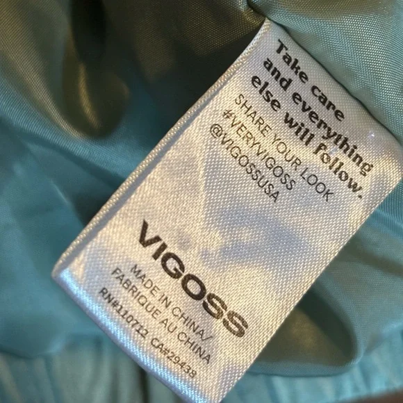 VIGOSS Olive Green Midsection Hooded Jacket, Women’s Size Large - Picture 6 of 6